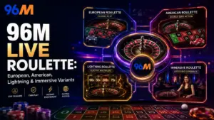96M Live Roulette: European, American, Lightning & Immersive Variants