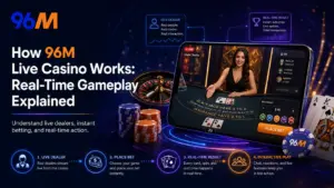 How 96M Live Casino Works: Real-Time Gameplay Explained